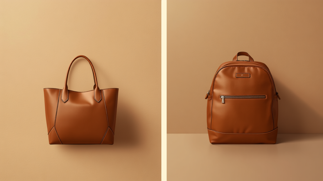 Tote vs backpack for your commute — Frounder Journal leather bag comparison