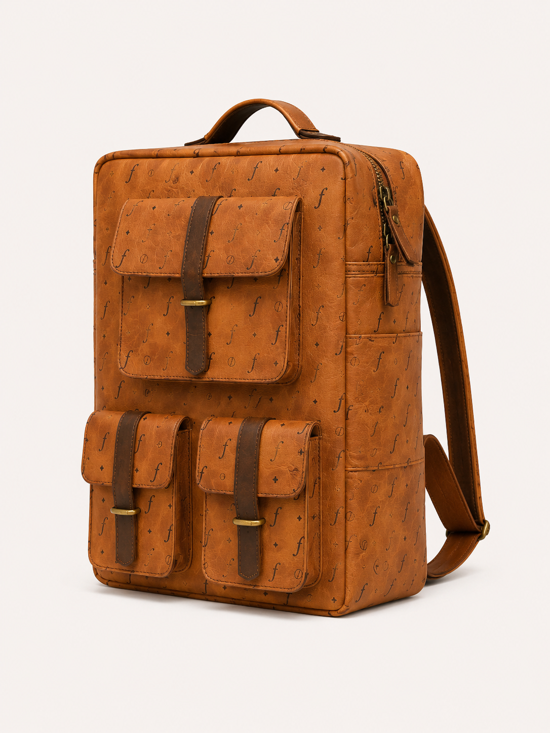 Atlas Full Grain Leather Laptop Backpack