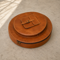 Frounder Verni leather cymbal bag with brass hardware