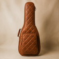 Frounder Linkan leather guitar gig bag with brass hardware