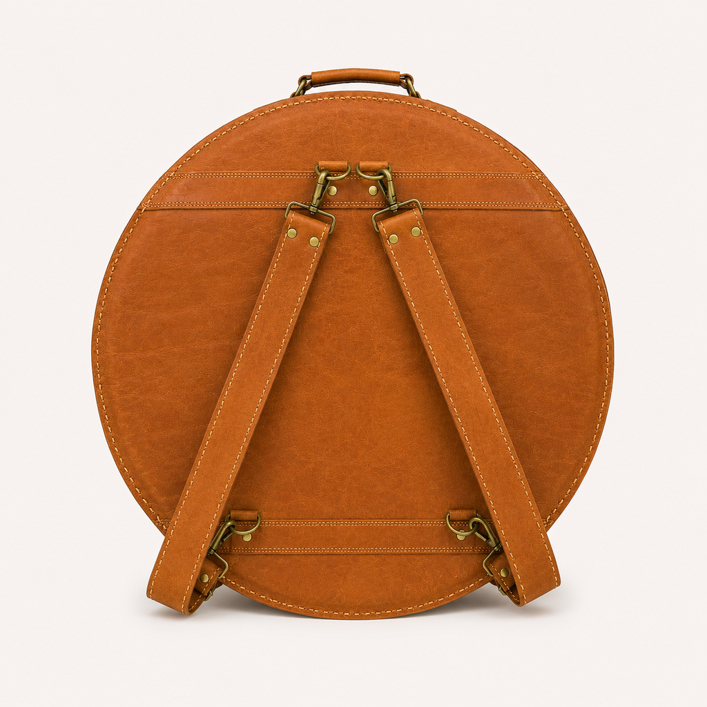 Frounder Verni leather cymbal bag padded interior
