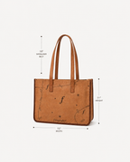 Frounder Nova Tote dimensions 11 by 15 inches with 10 inch handle drop