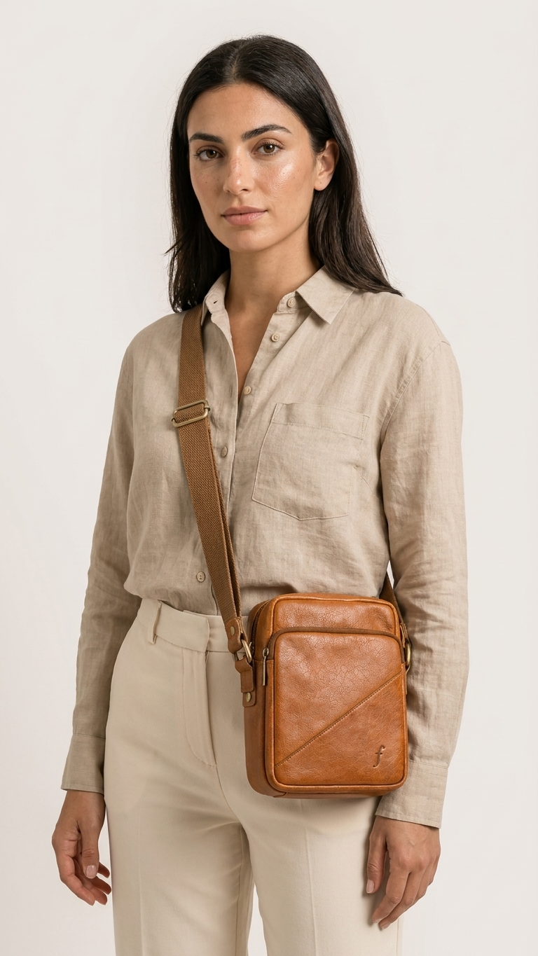 Cosmo mini crossbody, sized for a phone, cards and keys